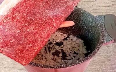  طرز تهیه غذای خوشمزه ۳۰ دقیقه ای با گوشت چرخ کرده !