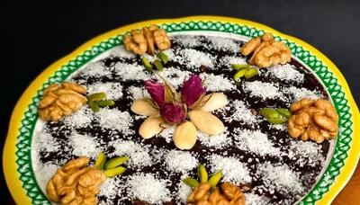  نه رنگ بزن نه کارامل کن طرز تهیه حلوای عمانی مخصوصم همه عاشقش میشن با عطر قهوه