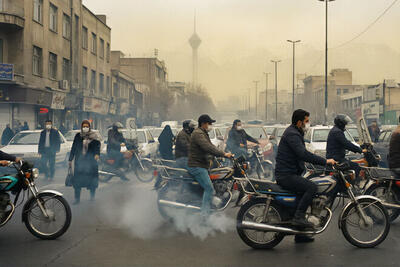 موتورسیکلت‌های فرسوده، عامل پنهان آلودگی هوای تهران
