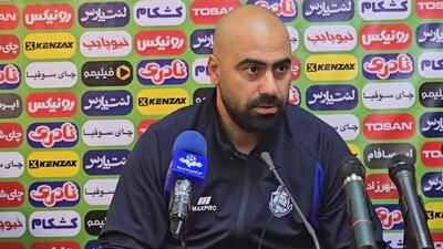 مازیار زارع: بازی با استقلال خیلی هم حساس نیست