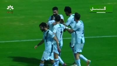 گل اول خیبر خرم آباد به استقلال خوزستان (علی آزادمنش)