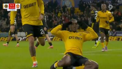 گل اول ولورهمپتون به منچستر یونایتد (جین بلگارد)