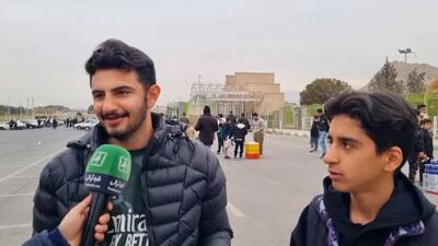 صحبت های هواداران ذوب آهن پیش از بازی با تراکتور