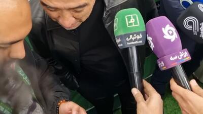 واکنش خداداد عزیزی به ویدیو جنجالی  فوتبالی  از خودش