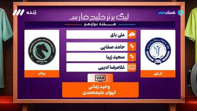 کارشناسی داوری بازی گل گهر و پیکان