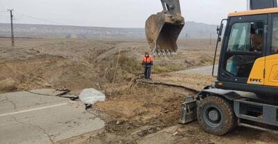  تردد در محور اصلاندوز – طاهرآباد شمال استان اردبیل محدود شد