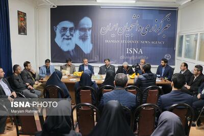  حضور استاندار همدان در ایسنا