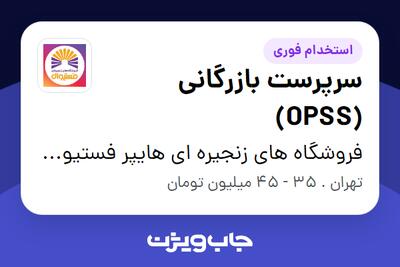  استخدام سرپرست بازرگانی (OPSS) در فروشگاه های زنجیره ای هایپر فستیوال ( زیر مجموعه هلدینگ بیژن )
