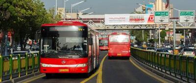  ببینید | مسدود شدن خط BRT حد فاصل ایستگاه خبرنگاران تا پارک وی و معطلی مسافران!