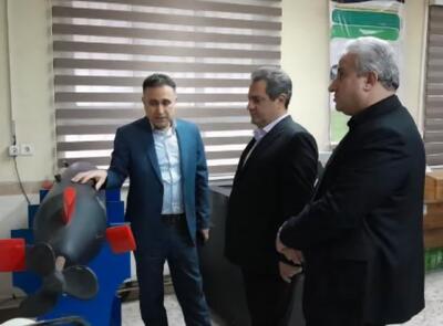  حضور فرماندار بندرانزلی در دانشگاه ملی مهارت به مناسبت روز دانشجو
