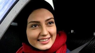  زیبایی خیره کننده حدیث میرامینی با رژ لب قرمز / چه آرایشی هم کرده !
