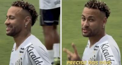 واکنش جالب نیمار به پیشنهاد یک هوادار سانتوس؛ زانوهای من برا تو - پارس فوتبال