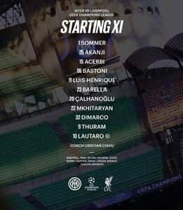 رونمایی از ترکیب اینتر و لیورپول - پارس فوتبال