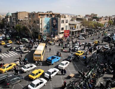 لطفاً پیاده در شهر تردد نکنید