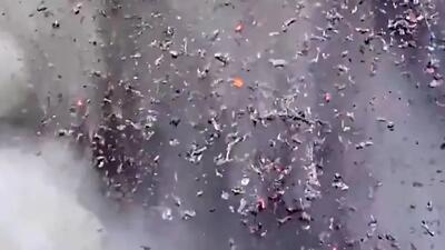  فیلم آخرین تصاویر پهپاد قبل از نابودی در آتشفشان کیلاویا