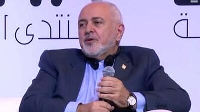 فیلم /  طعنه ظریف به برخی کشورهای عربی: صدام هم نتوانست ایران را نابود کند