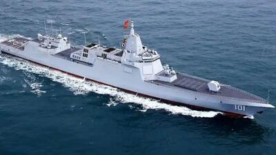 چین قوی‌ترین کشتی جنگی جهان را به آب انداخت