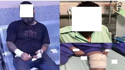 شلیک دقیق پلیس به قدرت نمایی اوباش خاتمه داد / 2 شرور خطرناک زمین گیر شدند