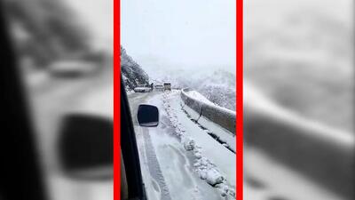  فیلم رانندگی در مسیر سخت مریوان به سقز