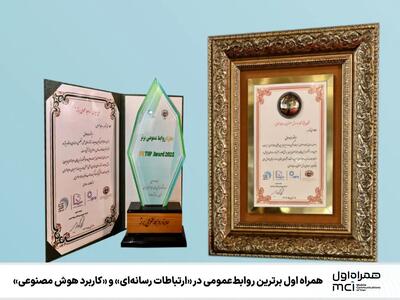  همراه اول برترین روابط عمومی در «ارتباطات رسانه‌ای» و «کاربرد هوش مصنوعی»