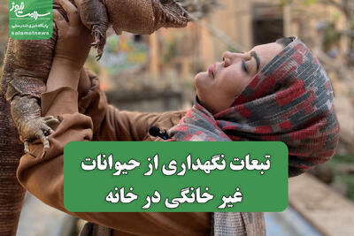  تبعات نگهداری از حیوانات غیر خانگی در خانه