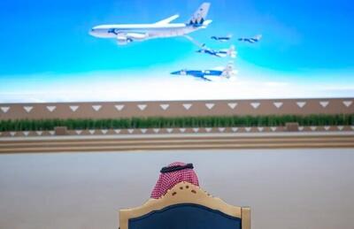 بن‌سلمان تأسیسات پایگاه هوایی ملک سلمان را افتتاح کرد