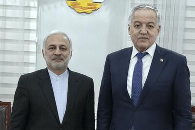 دیدار معاون عراقچی با وزیر خارجه تاجیکستان