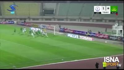 گل اول شمس آذر قزوین به گل‌گهر را ببینید + ویدیو