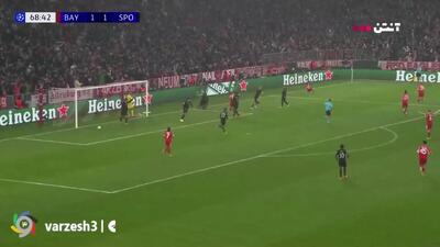 گل دوم بایرن مونیخ به اسپورتینگ+ ویدئو