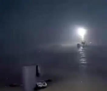 بارندگی شدید در صحرای سماوه عراق+ویدئو