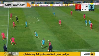 گل مردود علی علیپور مقابل پیکان (پیکان 0-1 پرسپولیس)