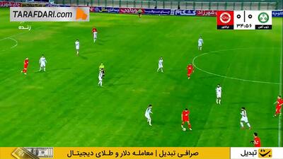 گل مردود رگی لوشکیا مقابل ذوب آهن (ذوب آهن 0-0 تراکتور)