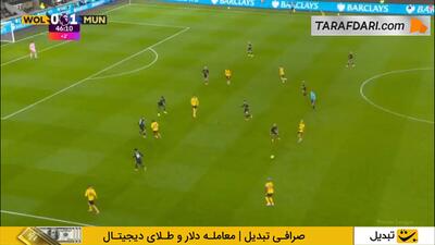 گل ژان ریکنر بلگارد به منچستریونایتد (وولورهمپتون 1-1 منچستریونایتد)