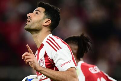 غیرت ۰-۱ المپیاکوس؛ ۳۰ دقیقه برای درخشش طارمی کافی بود