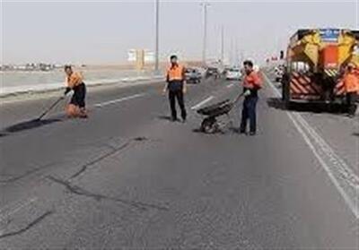 لکه‌گیری 110 هزار متر مربع از راه‌های اردبیل - تسنیم