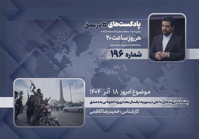 پادکست | چشم انداز روندهای داخلی در سوریه؛ یکسال بعد از ورود الجولانی به دمشق - تسنیم