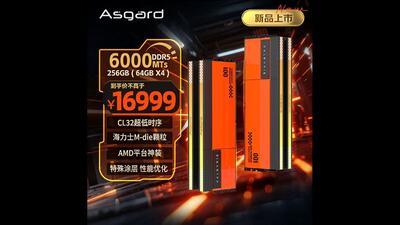  کیت رم ۲۵۶ گیگابایتی Asgard رکورد قیمت و عملکرد را ثبت کرد