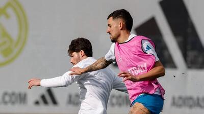 آخرین تمرین رئال مادرید قبل از دیدار با منچسترسیتی