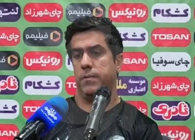 مربی پیکان:اعتراض من به خاطر حق تیمم بود