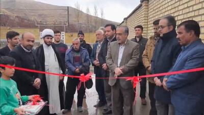  افتتاح دو فضای ورزشی دانش‌آموزی در عجب‌شیر