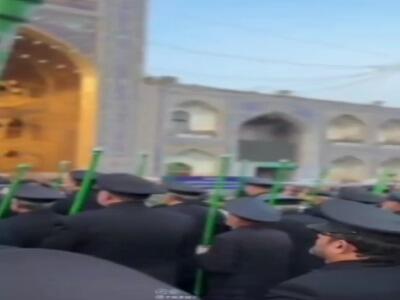  فیلم/ حال و هوای حرم مطهر رضوی در شب میلاد حضرت زهرا سلام الله علیها