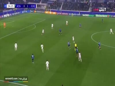 گل اول اتالانتا به چلسی توسط اسکاماکا
