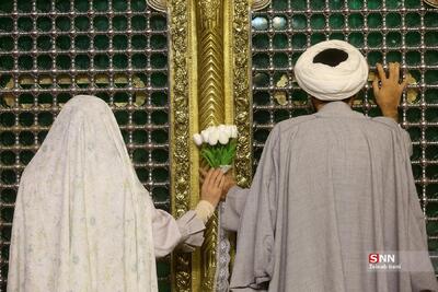  عکس/ جشن ازدواج ۷۳۰ زوج دانشجو در حرم مطهر حضرت معصومه (س)