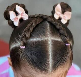  مدل مو قلبی دخترانه