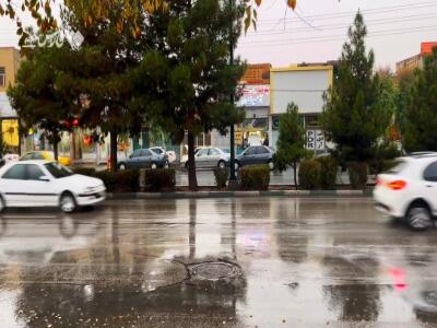  فیلم | بارش زیبای باران در قم
