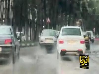  آبگرفتگی معابر کرمانشاه