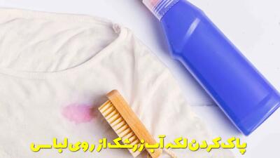  پاک کردن لکه آب زرشک از روی لباس و سایر سطوح در خانه + توضیحات کامل