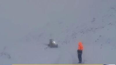  برف گردنه‌های همدان را سپیدپوش کرد