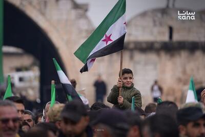 جشن های سوریه برای سالگرد سقوط بشار اسد (+عکس)