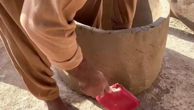  فرآیند تولید سنتی تنورهای گلی در پاکستان (فیلم)